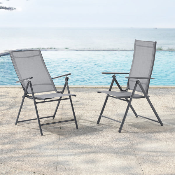 Gartenstuhl Kalamata 2er Set [en.casa]