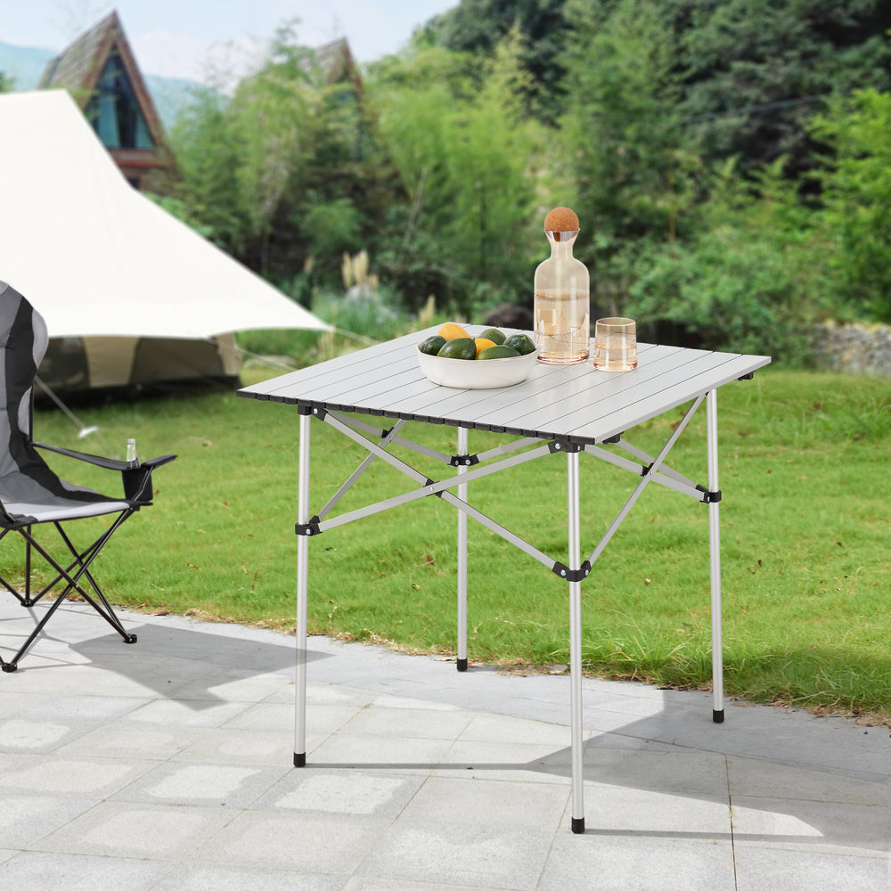 Klapptisch Castilenti Aluminium [en.casa]