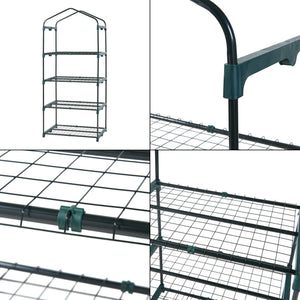 Gewächshaus Chaam mit Ablagen in versch. Farben und Größen [en.casa]