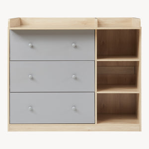 Wickelkommode Beldinupp mit Wickelaufsatz [en.casa]