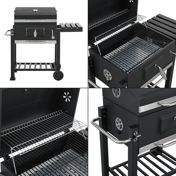 Grillwagen Arnad Schwarz [casa.pro]