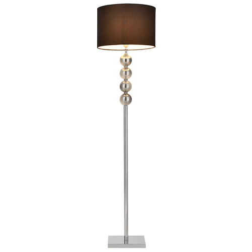 Stehleuchte Spheridern 1x E27 Ø 37,5 x 155 cm Chrom/Schwarz lux.pro - premiumXL