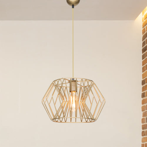 Hängeleuchte Bournemouth E27 Metall Bronze Antik [lux.pro] - premiumXL