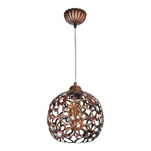 Hängeleuchte Epworth Kupferfarben 1 x E27 [lux.pro]