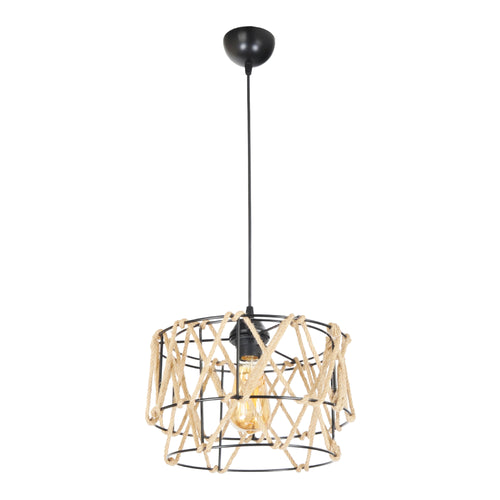 Hängeleuchte Maryport Schwarz [lux.pro]