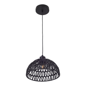 Hängeleuchte Alton Metall+Rattan [lux.pro]