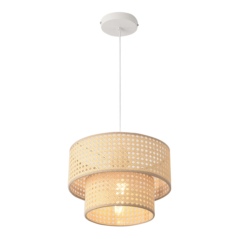 Hängeleuchte Ascot Rattanoptik [lux.pro]