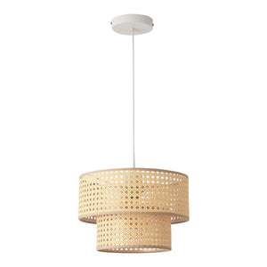 Hängeleuchte Ascot Rattanoptik [lux.pro]