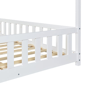 Hausbett Hesel mit Matratze und Rausfallschutz [en.casa]