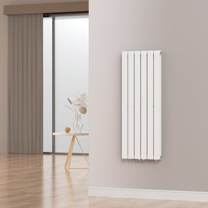 Designheizkörper Nore Weiß 120x45cm Doppellagig 1140W [neu.haus]