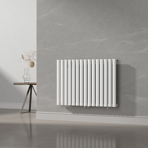 Design Röhrenheizkörper Nore Weiß 60x90cm Einlagig 653W [neu.haus]