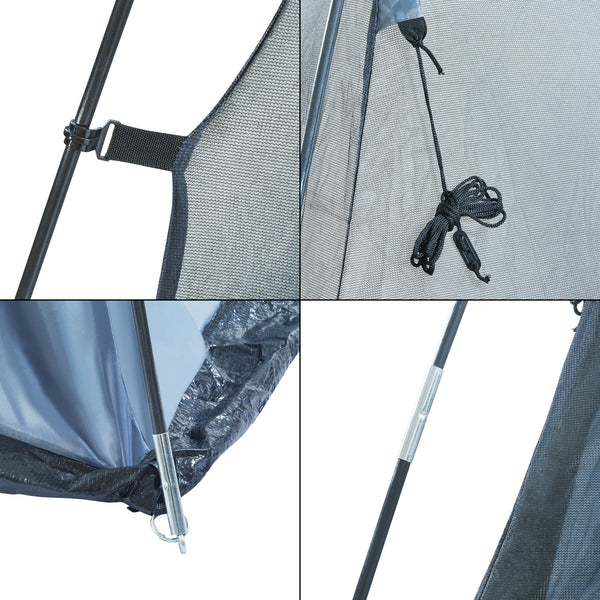 Netzpavillon Beekdaelen 305x305x213 cm in versch. Farben [pro.tec]