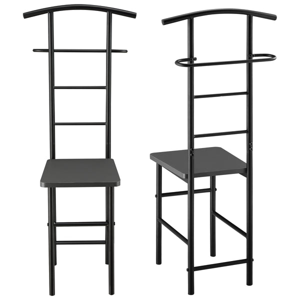 Herrendiener Stuhl Anaheim 107x45x45 cm mit Kleiderbügel en.casa