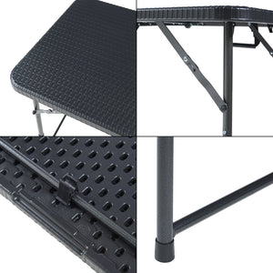 Höhenverstellbarer Klapptisch Adelfia 120x60cm [en.casa]