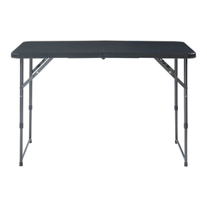 Höhenverstellbarer Klapptisch Adelfia 120x60cm [en.casa]