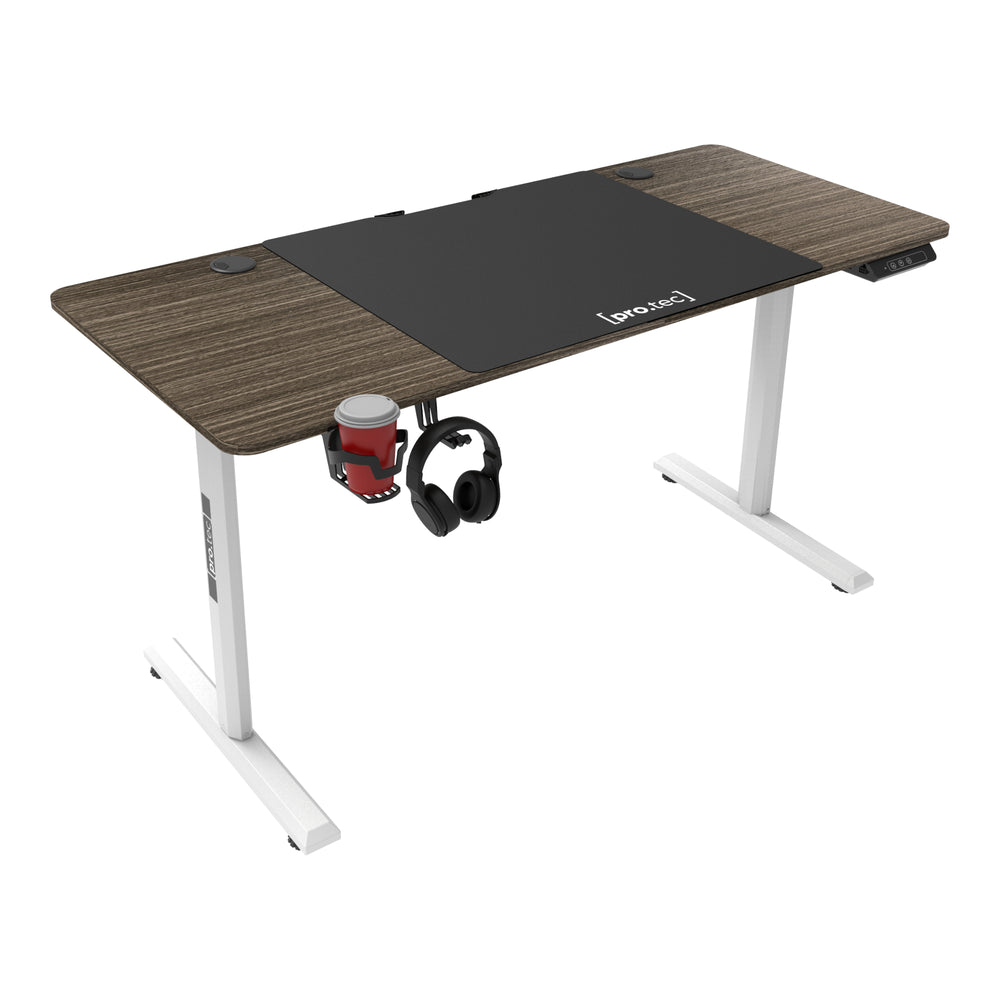 Höhenverstellbarer Tisch Hayward 140x60 cm in versch. Farben [pro.tec] - premiumXL