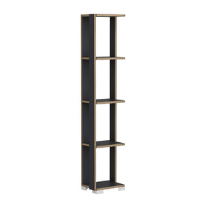 Bücherregal Aalestrup mit 4 Ebenen 153 x 34 x 26 cm in versch. Farben [en.casa]