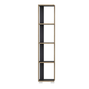 Bücherregal Aalestrup mit 4 Ebenen 153 x 34 x 26 cm in versch. Farben [en.casa]