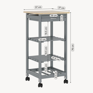 Servierwagen Biel 76x37x37 cm [en.casa]