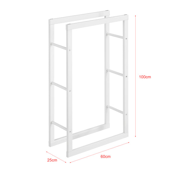 Kaminholzregal Kasan in versch. Farben en.casa