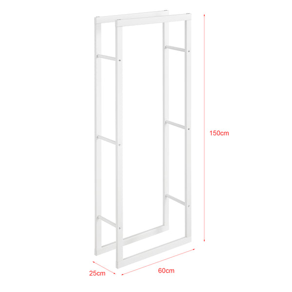 Kaminholzregal Kasan in versch. Farben en.casa
