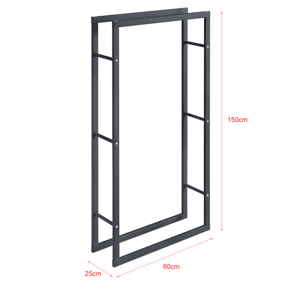 Kaminholzregal Kasan in versch. Farben en.casa