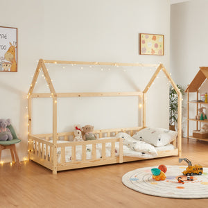 Hausbett Hesel mit Rausfallschutz [en.casa]