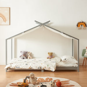 Kinderbett Brome mit Matratze [en.casa]