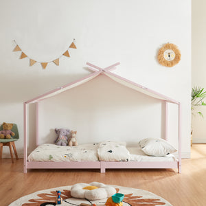 Kinderbett Brome mit Matratze [en.casa]