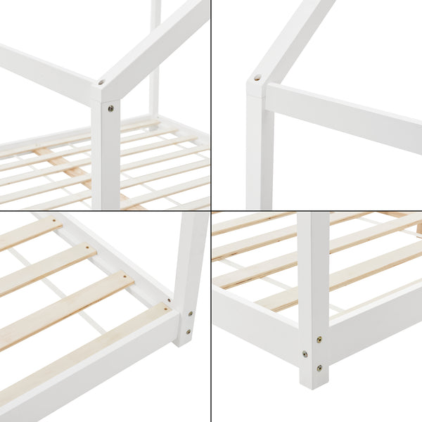 Kinderbett Cerro in versch. Größen Weiß [en.casa]