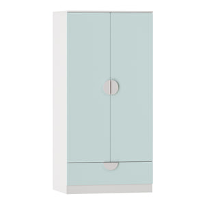 Kinderkleiderschrank Sandnes mit Schublade [en.casa]