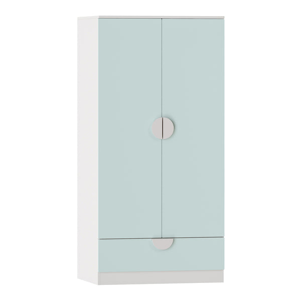 Kinderkleiderschrank Sandnes mit Schublade [en.casa]