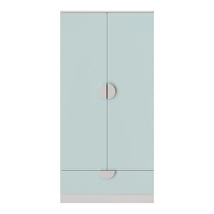 Kinderkleiderschrank Sandnes mit Schublade [en.casa]