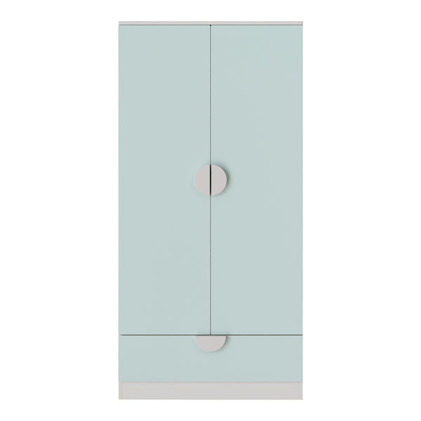 Kinderkleiderschrank Sandnes mit Schublade [en.casa]