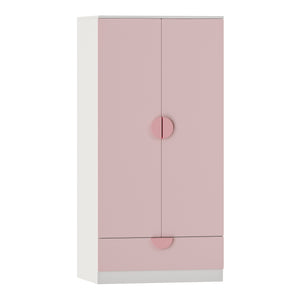 Kinderkleiderschrank Sandnes mit Schublade [en.casa]