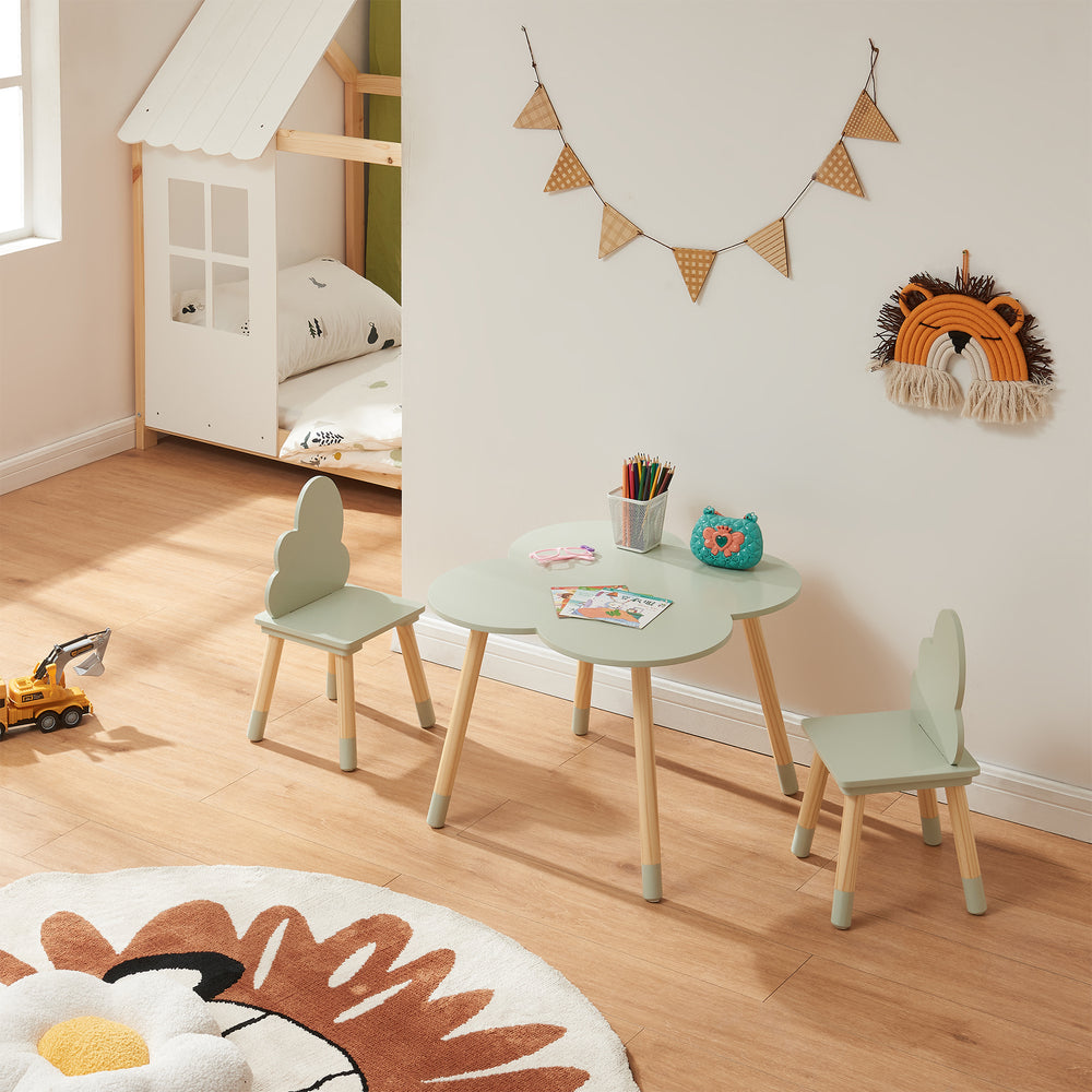 Kindersitzgruppe Epim mit Wolkendesign [en.casa]