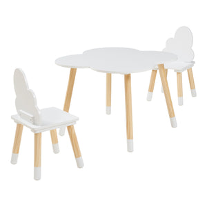 Kindersitzgruppe Epim mit Wolkendesign [en.casa]