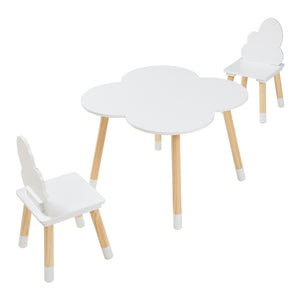 Kindersitzgruppe Epim mit Wolkendesign [en.casa]