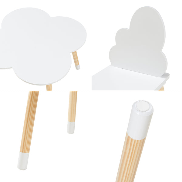 Kindersitzgruppe Epim mit Wolkendesign [en.casa]