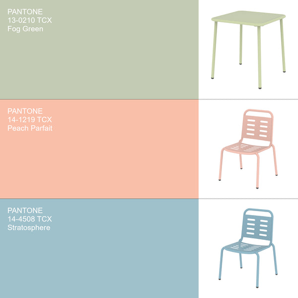 Kindersitzgruppe Etroubles Stahl Mehrfarbig [casa.pro]