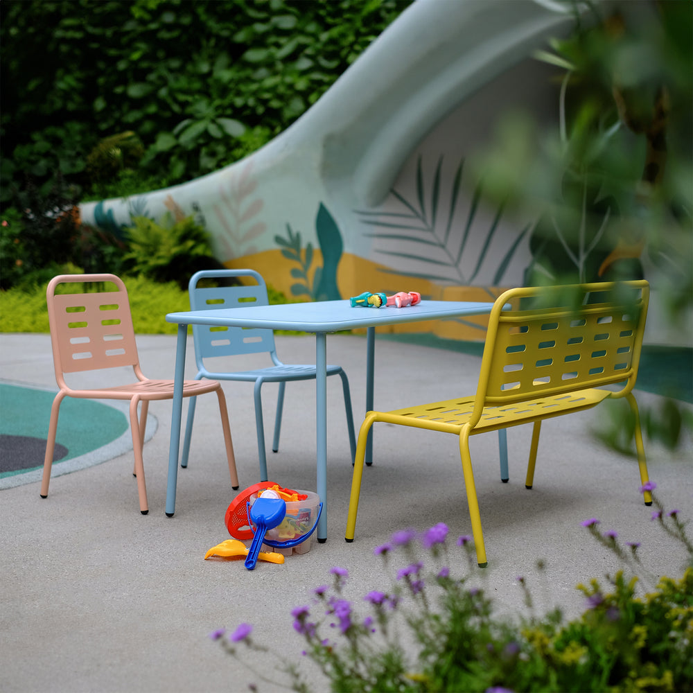 Kindersitzgruppe Etroubles Stahl Mehrfarbig [casa.pro]
