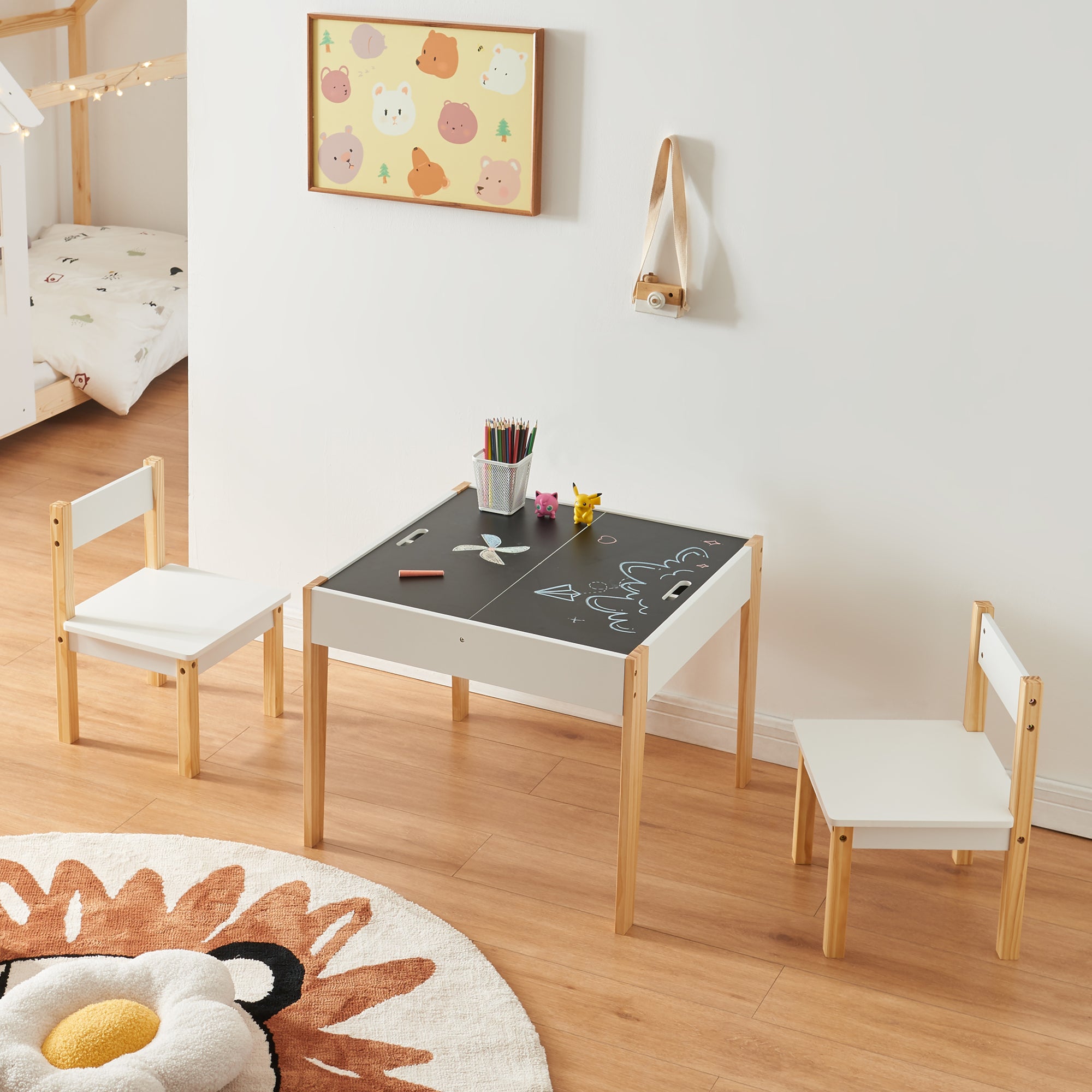 Kindersitzgruppe Smedjebacken mit Tafel [en.casa] - premiumXL