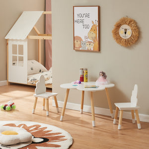 Kindersitzgruppe Epim mit Wolkendesign [en.casa]