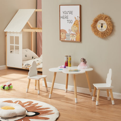 Kindersitzgruppe Epim mit Wolkendesign [en.casa]