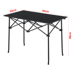 Klapptisch Castilenti Aluminium [en.casa]