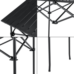 Klapptisch Castilenti Aluminium [en.casa]