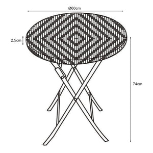 Klapptisch Mark [en.casa]