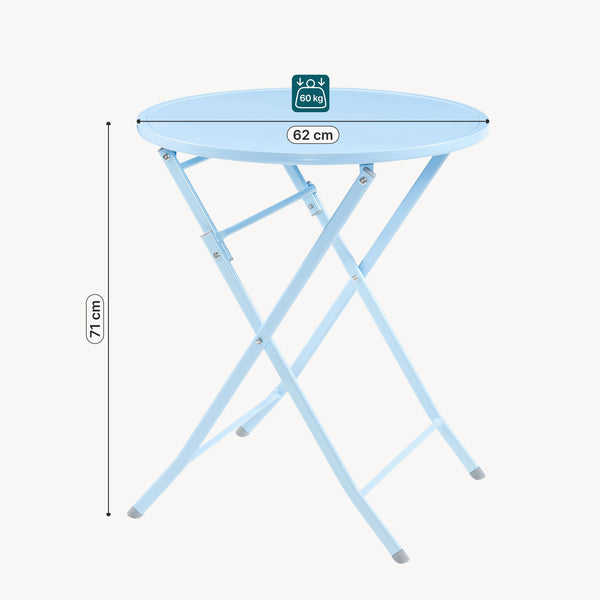 Klapptisch Sande Stahl [en.casa]