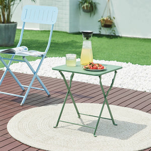 Klapptisch Vegårshei Stahl 45x40x40 cm [en.casa]