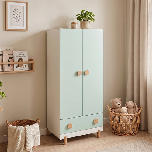 Kinderkleiderschrank Vaarentaa [en.casa]